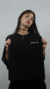 ESSENTIAL TEE BLACK - BOXY FIT en internet