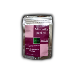 Mascarilla peel off con Vitamina B3, hialuronato de sodio y yogurt.