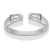 Anillo Abierto Con Baguet - comprar online