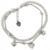 Pulsera Tenis Doble Con 3 Corazones en internet
