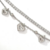Pulsera Tenis Doble Con 3 Corazones