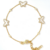 Pulsera 3 Mariposas Dorada - Yellow Store