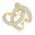 Anillo Cruzado Entrelazado