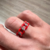 Anillo Cadena Con Esmalte Rodinado - comprar online