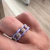 Anillo Cadena Con Esmalte Dorado - comprar online