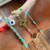 Pulsera Ojito con Fleco Dorada - comprar online