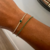 Pulsera Tennis Ajustable Dorada - comprar online