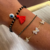 Pulsera Tennis Ajustable Dorada en internet