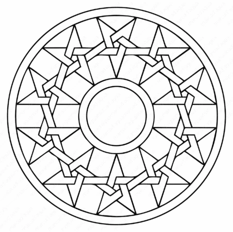 Circulo Céltico gráfico radiestesia radionica em pvc