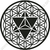 Flor da vida com Merkabah - gráfico em pvc - radiestesia radionica - Portal da Radiestesia