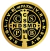 Adesivo de Proteção Medalha Cruz de São Bento - Portal da Radiestesia
