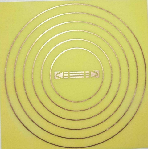 Positivador - gráfico em cobre - radiestesia - radionica