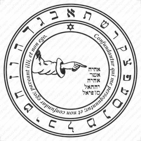 Quarto Pantáculo da Lua - Placa Radiônica - Radiestesia - comprar online