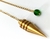 Pêndulo Três Raios - Radiestesia - 4,2 cm, metal prateado - comprar online