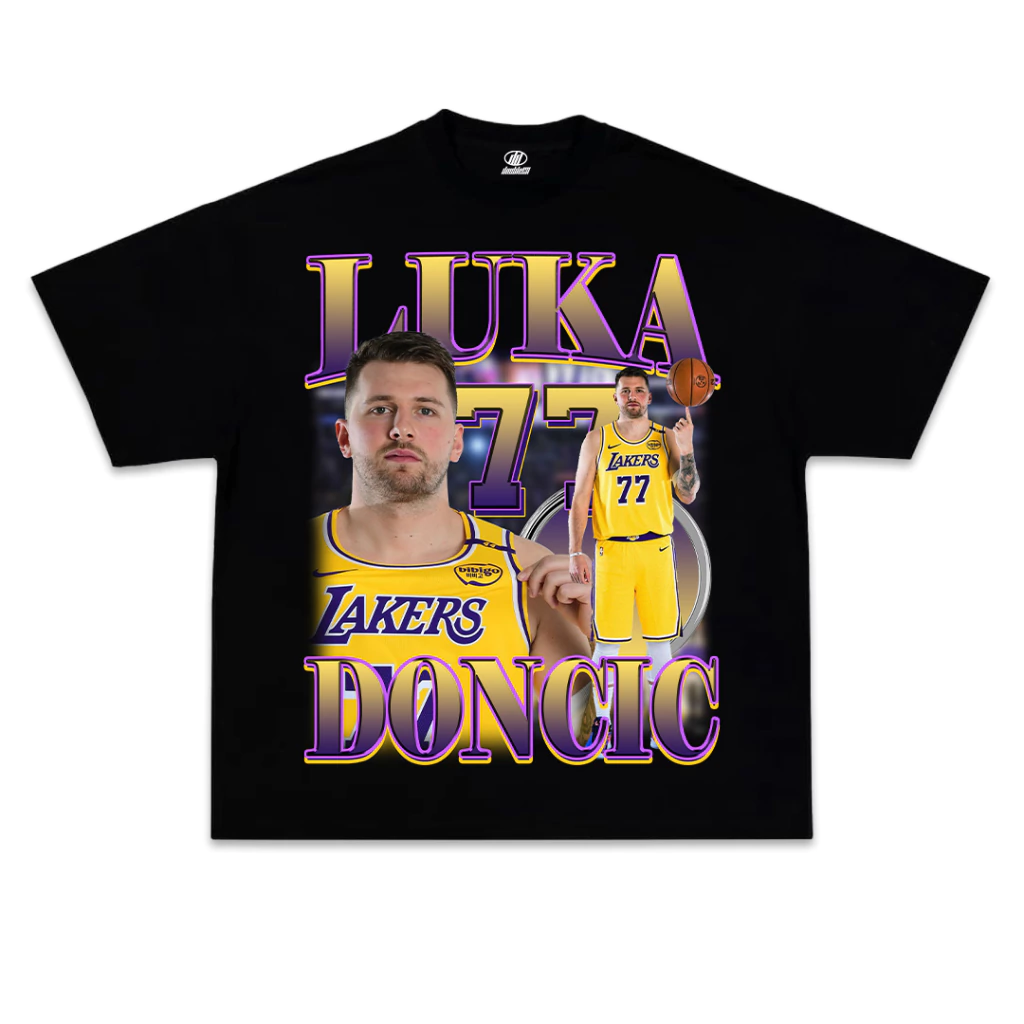 Luka Doncic Lakers Tee thumbnail 3