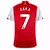 Camisa Arsenal I 23/24(Saka) Versão Torcedor Adidas Masculina - Vermelho - comprar online