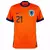 Camisa Holanda I 24/25(De Jong) Versão Torcedor Nike Masculina - Laranja na internet