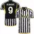 camisa de time juventus I personalizada com nome  e número do jogador Vlahović.