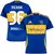 Camisa masculina azul do Boca Juniors I 24/25 com o nome Medina e número 36, versão torcedor da Adidas. camisa boca juniors personalizada com nome e número do jogador medina