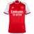 camisa de futebol arsenal I 23/24 cor vermelha com detalhes em branco, camisa permite personalização nome e número, camisa arsenal inglaterra.