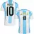 camisa seleção argentina cor azul e branco, camisa jogador messi número 10, camisa personalizada com nome e número do jogador. camisa messi 