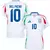 camisa seleção italia cor branca personalizada com nome e número do jogador del piero.