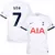 camisa de time tottenham versão torcedor cor branca personalizada com nome e número do jogador son, camisa de time spurs personalizada com nome e número do jogador son.