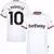 camisa de time west ham cor branca personalizada com nome  e número do jogador lucas paquetá, 
