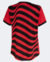 Camisa Flamengo III 22/23 Torcedor Adidas Feminina - Vermelho+Preto - comprar online