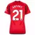 Camisa Manchester United I 23/24(Antony) Versão Torcedor Adidas Masculina - Vermelho - comprar online