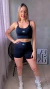 Shorts Poliamida Preto Premium - LADY FOCUS MODA FITNESS