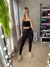 Legging Personalizado Recorte Gloss - Preta com Brilho - LADY FOCUS MODA FITNESS