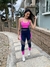 Legging Personalizada Recortes - Marinho - Pink - Chumbo na internet