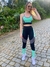Legging Personalizada Recortes - Preta - Verde Água - Chumbo - comprar online