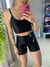 Shorts Liso Feel Rib - Preto Brilho - comprar online