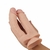 Pênis Duplo Prazer em Dobro - Medidas 19,5 X 3,5cm Cor Bege Cod: 7723BG