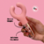 Donuts - Vibrador de Clítoris Recarregável Cor: Rosa Cod: 7011RS - loja online