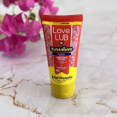 Morango Bubbalove Lubrificante Beijável