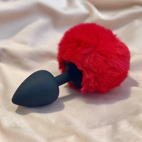 Plug Pompom em silicone TAM G - comprar online