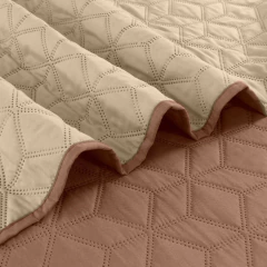 CUBRECAMA BICOLOR REVERSIBLE CON FUNDA KAVANAGH 1 1/2 PLAZA o TWIN - comprar online