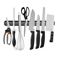 Barra Magnética 50Cm Porta Cuchillos Utensilios Herramientas - Es Necesario
