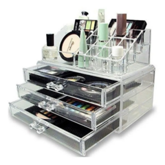 Organizador Con Cajones Cosméticos Maquillaje Joyas Acrílico - comprar online