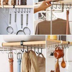 Organizador Colgante Porta Taza Alacena Estante Metal Cocina en internet