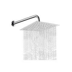 Flor Ducha Cuadrada 20x20 Cm Grifería Ducha Baño Lluvia - comprar online