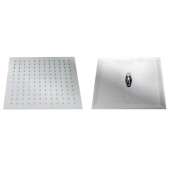 Flor Ducha Cuadrada 20x20 Cm Grifería Ducha Baño Lluvia - Es Necesario