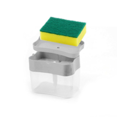Dispenser Para Detergente Esponja 2 En 1 Cocina - tienda online