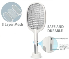 Raqueta Mata Mosquitos Con Luz UV - tienda online