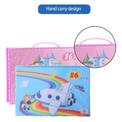 Estuche Valija Lápices y Marcadores 86 Piezas - comprar online