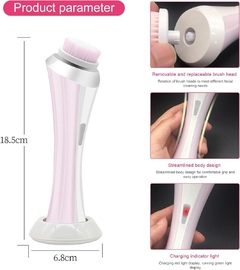 Imagen de Cepillo De Limpieza Facial Masajeador 4 en 1 Recargable