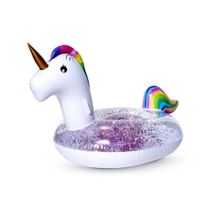 Inflable para Pool Party Pileta Playa Unicornio Glitter Grande 1.74m x 0.84m - comprar online